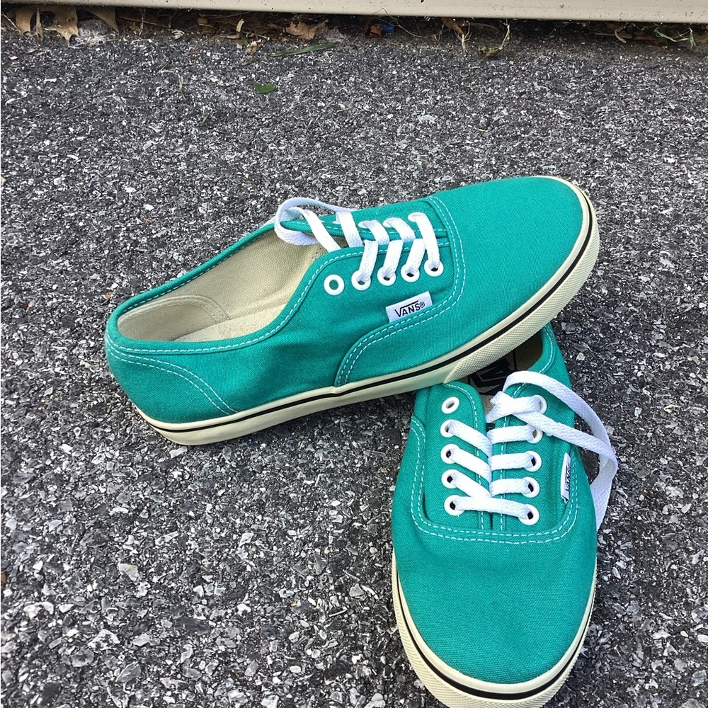 Vans Lo Pro Canvas Turquoise Sneakers women size 5